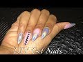 DIY Builder Gel Nails | Holographic Chrome Design