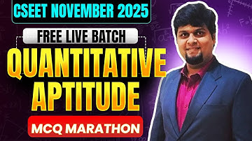CSEET Quantitative Aptitude BOOSTER November 2025 | Most Expected ONE LINERS | Total Game Changer