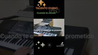 Video thumbnail of "TALENTO DIVINO - Cuando te conocí - PISTA Y SECUENCIA 🎹🎵🎵🎵🎶"