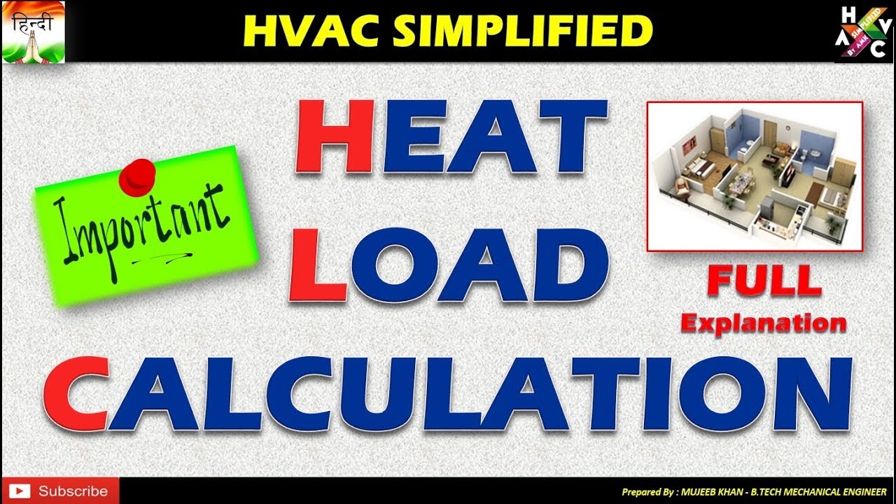 Heat Load Calculation Chart