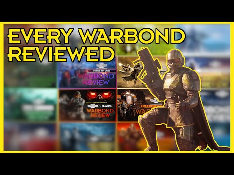 Reviewing Every Warbond in Helldivers 2 - 2025 Warbond Review Supercut