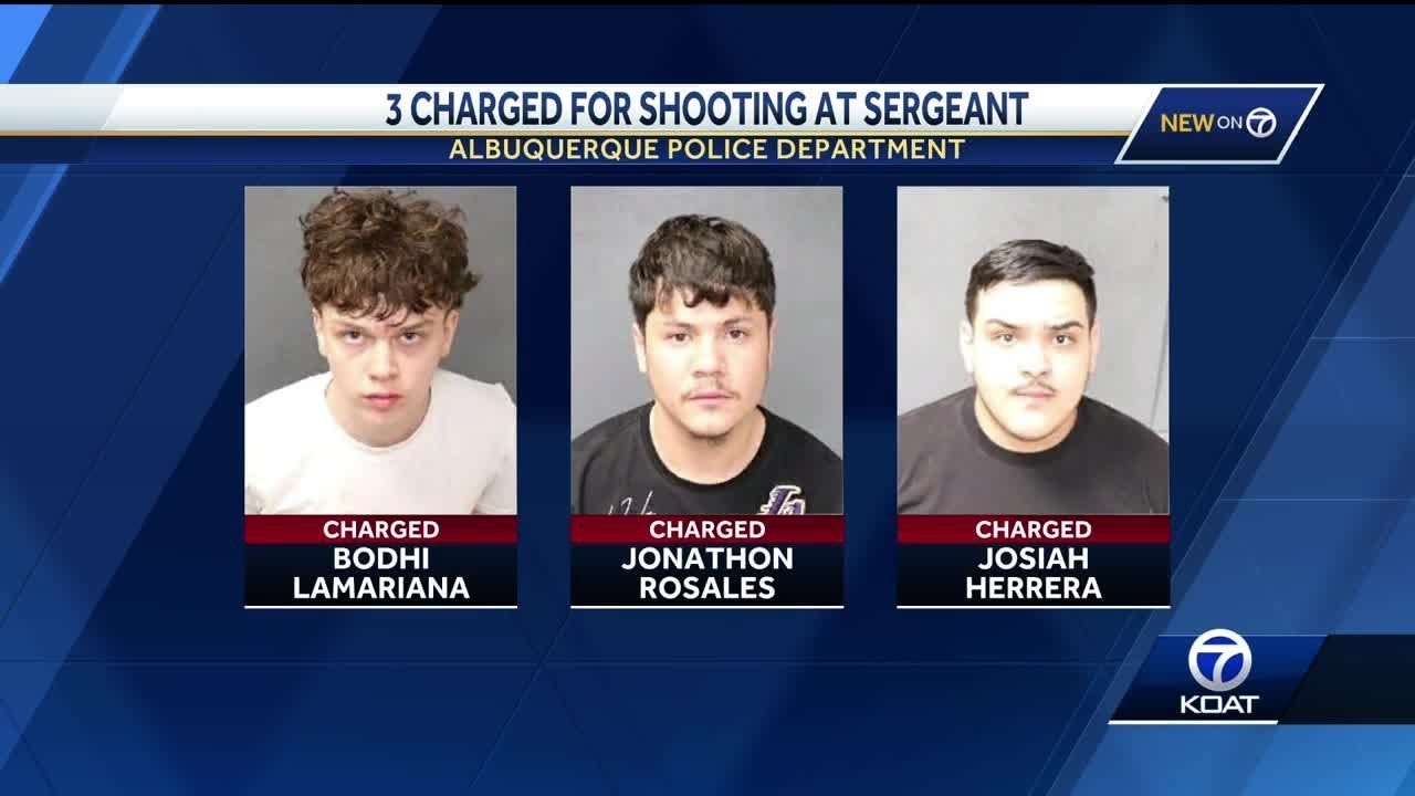 3 teenagers arrested for shooting at Albuquerque police - YouTube