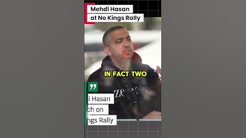 Mehdi Hasan slams Trump at No Kings: You can’t lecture us on hate