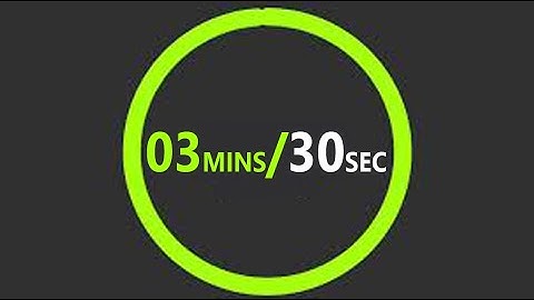 3 minutes   Interval Timer / 30 seconds rest Timer