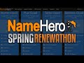 Announcing NameHero&#39;s Spring &quot;Renewathon&quot; - Save Up To 50% Off Your Web Hosting Renewal!