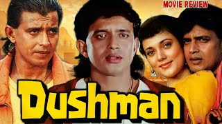 Dushman 1990 Hindi Action Movie Review | Mithun Chakraborty | Deepa Sahi | Mandakini | Alok Nath