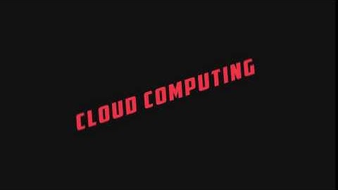 Cloud Computing After Effects Template