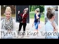 Fluffy Top Knot Tutorial | How to get a big bun without having a ton of hair