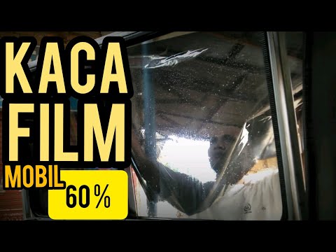 Pemasangan kaca film vgard 60% depan dan 80% samping dan belakang agar di saat siang hari yang terik. 