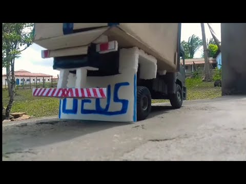 CapCut_modinha do caminhão arqueado scania fermelho