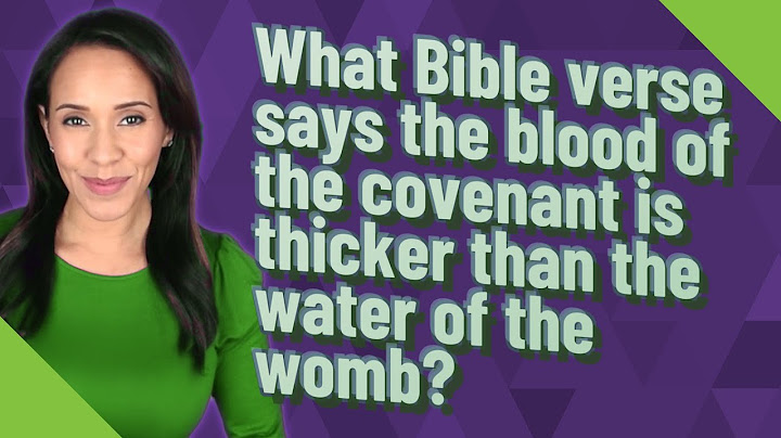 The blood of the covenant is thicker than the water of the womb tattoo