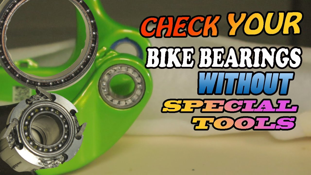 How To Check Your Bearings WITHOUT SPECIAL TOOLS. Mountain Bike Maintenance  and a Bike Hack 