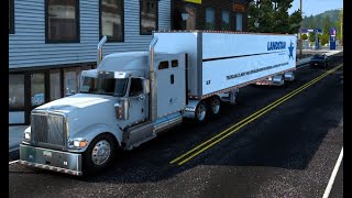 🚛💨 Internacional 9900i Landstar Custom | Boise (ID) to Grangeville (ID) | American Truck Simulator
