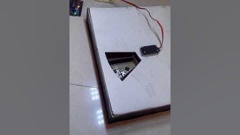 Voice control storage unit in Table lamp using Arduino UNO