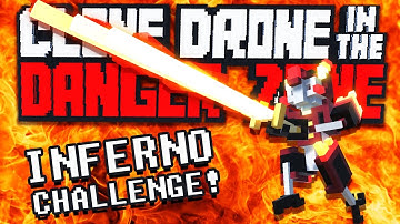 Inferno Challenge and Random Upgrade Challenge! - Clone Drone in the Danger Zone Gameplay