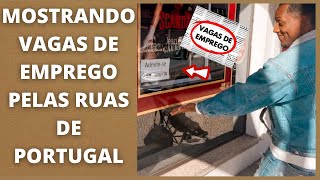 VAGAS DE EMPREGO PELAS RUAS DE PORTUGAL EM 2021 #aveiro #emprego#portugal#vlogs