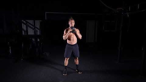 Goblet Squat to Bicep Curl to Halo Flow