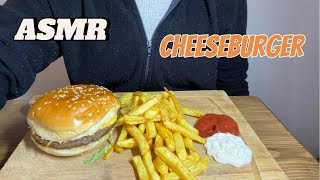 ASMR CHEESEBURGER | NO TALKING | EATING SOUNDS | EATING ASMR 🍔🍔