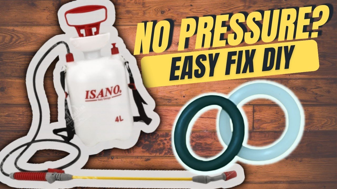Fix your Garden Sprayer that won't pump pressure ISANO Garden