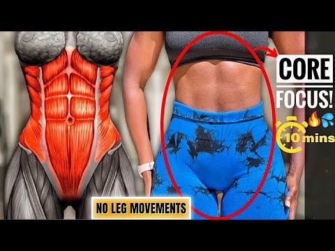 FLAT STOMACH IN Just 10 Mins/Days | Absolute Core Focus🔥You Need, No Leg Movements