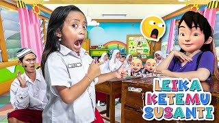 LEIKA KETEMU SUSANTI PULANG KE INDONESIA 😱 DRAMA PARODI LEIKA SATU KELAS SAMA SUSANTI UPIN IPIN