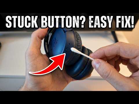 How To Fix Stuck Power Button On JBL Headphones