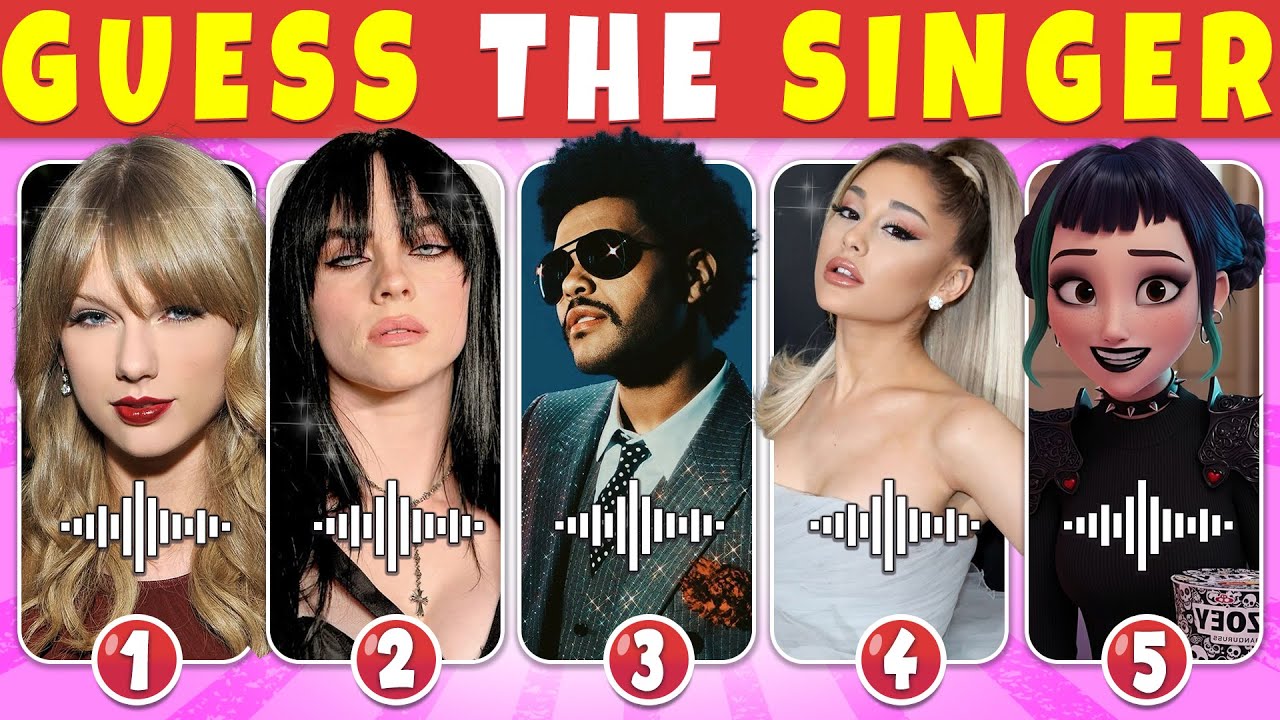Guess The Singer By Their Song 🎤🔥 Who's Singing Quiz Challenge