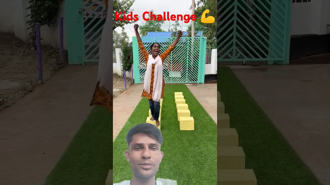 Kids Challenge Video Game 💪💪💪💪💪 