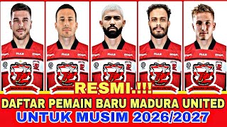 SCARY‼️ LIST OF NEW MADURA UNITED FC PLAYERS FOR THE 2026/2027 SEASON | OBIETA JOINS MADURA UTD