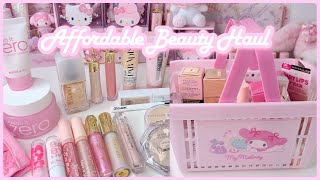 Affordable Pink Beauty Haul - Makeup and Skincare from TJ Maxx, Marshalls, Rite Aid, Target