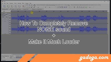 How to completely remove noise & make sound much louder - Audacity Tutorial