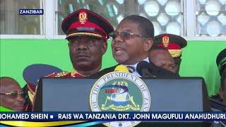 Rais Dkt Shein alazimika kufupisha hotuba yake kutokana na jua na joto kali
