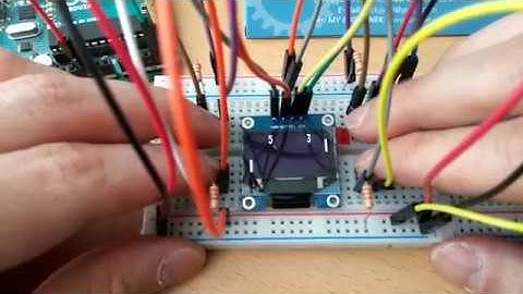 Arduino Uno 로 0.96 인치 I2C OLED SSD1306 을 사용해서 Arduino Pong 게임 만들어 보기