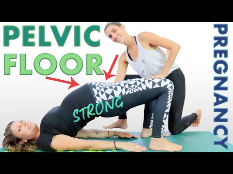 Easy Pelvic Floor Exercises For Pregnancy (Safe workout for strengthening pelvic muscles)