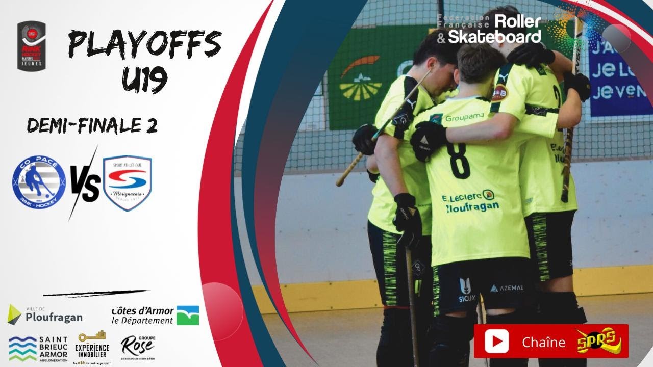 Rink-Hockey / Playoffs U19 Ouest / Demi-finale / CO Pace 3-2 SA Merignac