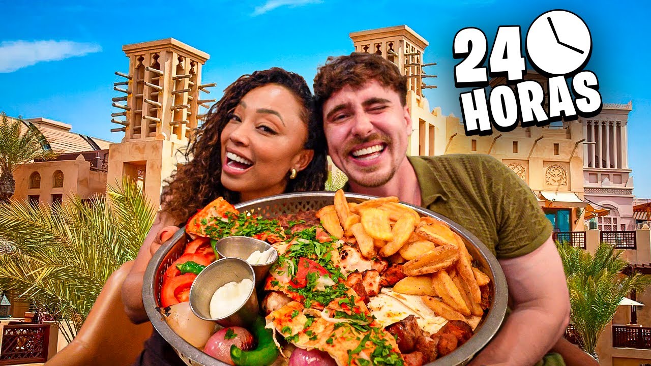 24 HORAS COMENDO COMIDA DE RUA EM DUBAI ANTIGO