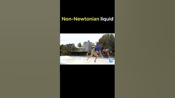 Non-Newtonian fluid liquid or solid? #untoldknowledge #shorts