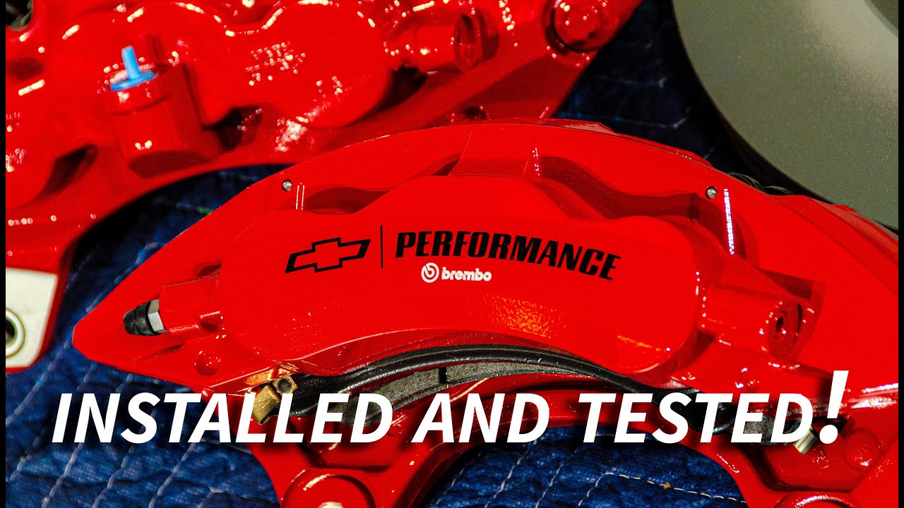 Chevrolet Performance Brembo Brakes Installed & Tested YouTube