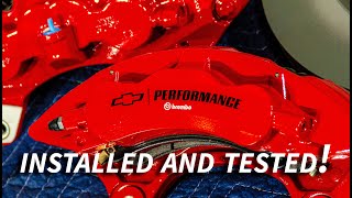 Chevrolet Performance Brembo Brakes Installed & Tested