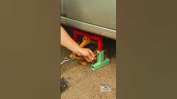 Smart Car Jack Hack for Safer, Faster Lifting ⚙️🚗