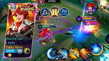 LAYLA BEST HIGH DAMAGE HACK BUILD 2025!!🔥THIS BUILD IS LITERALLY BROKEN! (Must Try) - MLBB