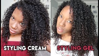 STYLING GEL VS. STYLING CREAM | Wash N Go | Natural Curls - thptnganamst.edu.vn