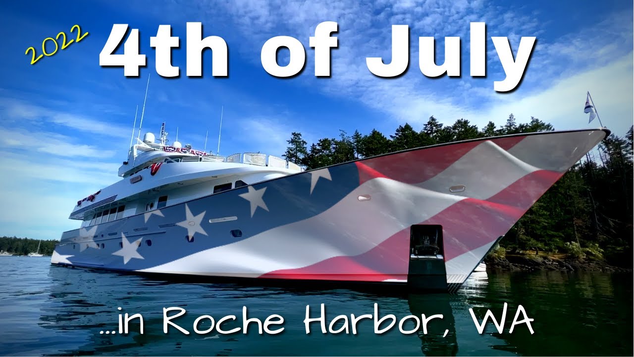 FREEDOM on the 4th of July in Roche Harbor, WA! PLUS, it's Mr. Sully's