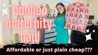 Boohoo Maternity Clothing Haul - Affordable maternity clothing? Or just cheap? - Not Sponsored