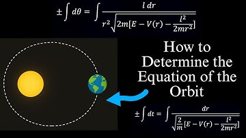 The equation of the Orbit of a Body generated by a Central Force