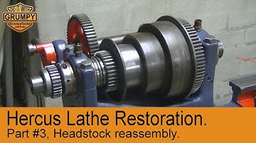 Rebuilding a 1940 Hercus Lathe, Part 3 - Headstock reassembly