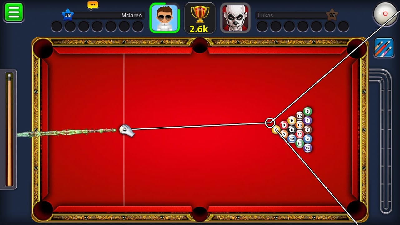 8 Ball Pool GuideLine Hack - No Jailbreak - YouTube