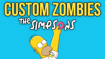"EPIC SIMPSONS MAP!" Custom Zombies - The Simpsons (CoD WaW)
