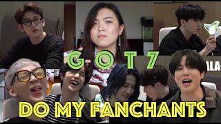 Not By The Moon by GOT7 but GOT7 is doing the fanchants (Cover)