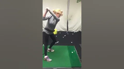Stacy Cullen after swing 3rd lesson